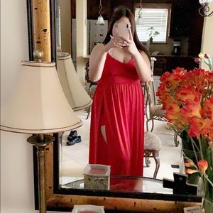 Hot red Forever 21 dress